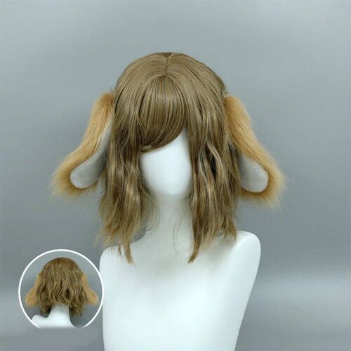 Handmade Plush Dog Ear Hairband for Girls Women Halloween Pa