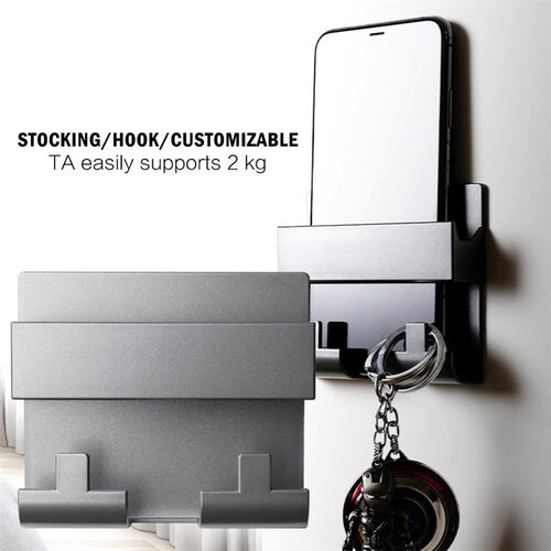 1PC Wall Mounted Organizer Storage Box Remote Control Mounte