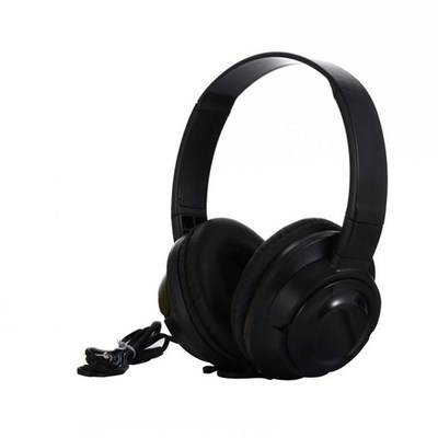 3.5mm Wired Ergonomic Adjustable Headband Over Head Built In