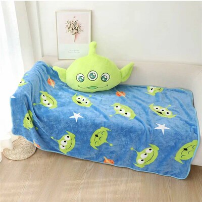 Comfortable Cushion Blanket Stitch Alien Back Cushion Throw