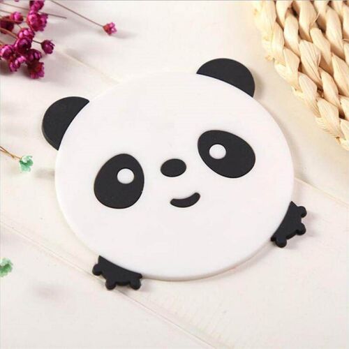 1Pcs Cartoon Animal Shape Silicone Coaster Coffee Table Cup