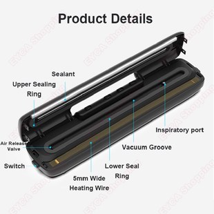 Electric Dry & Wet Food Vacuum Sealer Packaging Machine