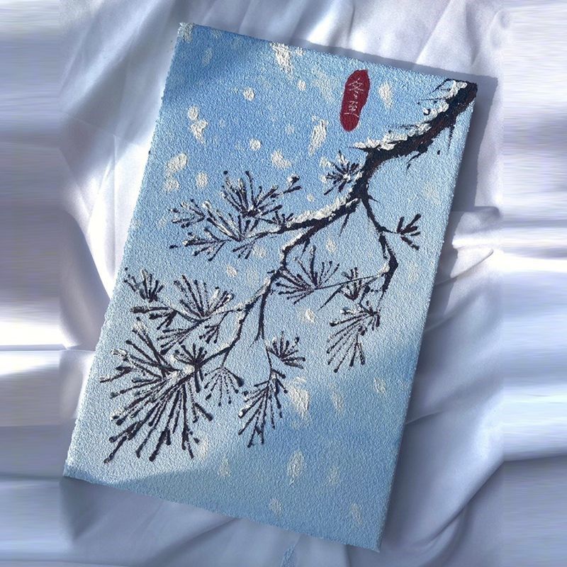 高级感风景银杏diy肌理画材料包手工丙烯石英砂油彩3d立体装饰画,家居饰品,DIY/数字油画,淘宝优惠券,粉丝福利购,淘宝优惠卷