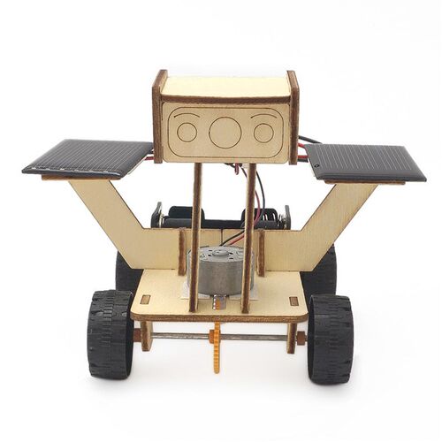 Kids DIY Assembly Solar Power Moon Rover Robot Model