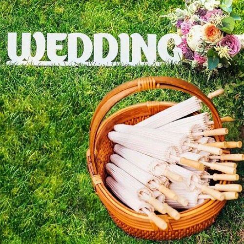 Oiled Paper Umbrella Photography Props DIY White Umbrella