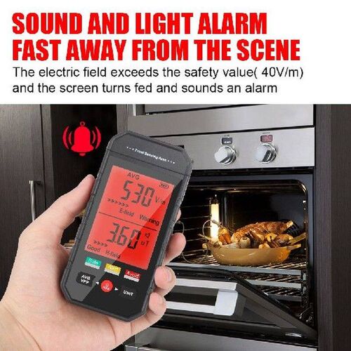 Sound Light Alarm Electromagnetic Radiation Detector
