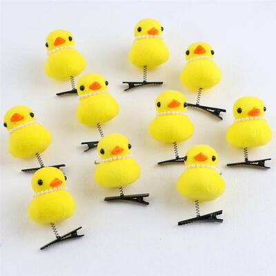 10/20/50/100Pcs/Lot Cartoon Funny Children 3D Little Yellow