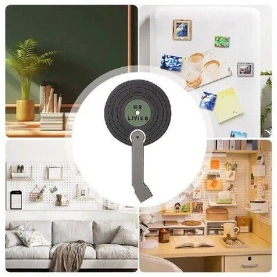 Magnetic Hooks Heavy Duty Retro Record Magnetic Hooks Key