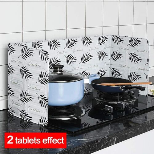 Aluminum Foldable Kitchen Gas Stove Baffle Plate Kitchen Fry