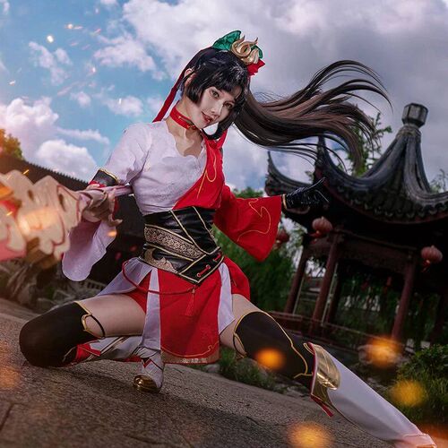 Game King of Glory Cos Yunying Prairie Heart Ancient Dress F