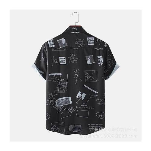 Men Hawaiian Shirt Beach 2021 Man Shirts Streetwear Blouse