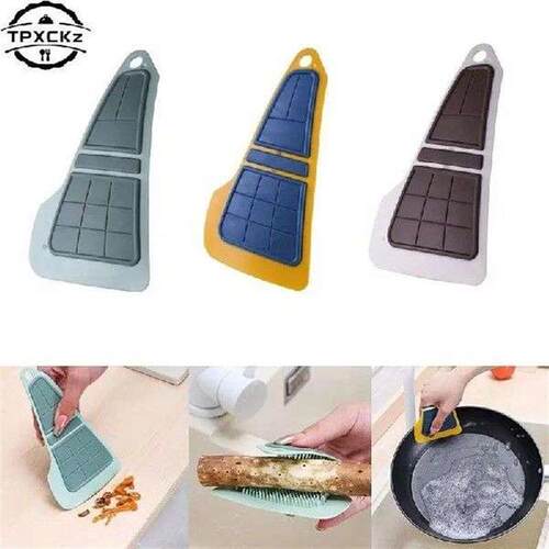 Pan Cleaning Scraper Silicone Kitchen Pots Pans Dishes