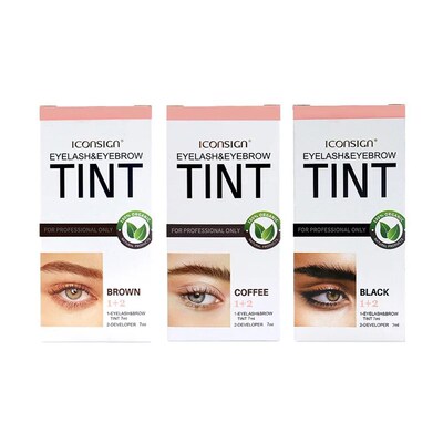 Eyelash Eyebrow Dye Tint Kit Fast Tint Brow Dye Gel Eyebrow