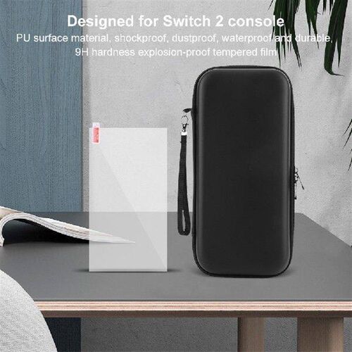 PU Carrying Case & Screen Protector for Switch 2 Game