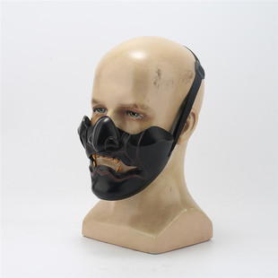 Sakai Samurai Ghost Tsushima Half Face Mask Cosplay