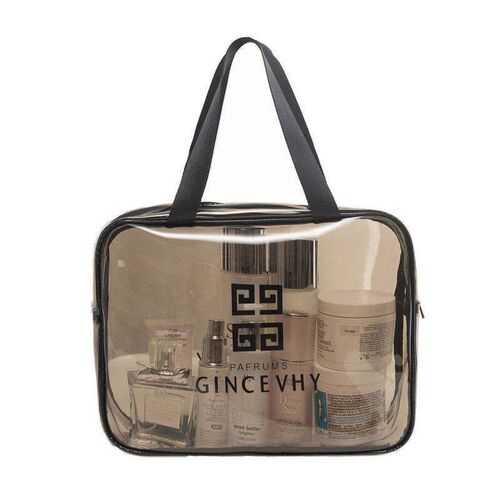 Transparent Cosmetic Bag PVC Toiletry Bag Travel Care Set St