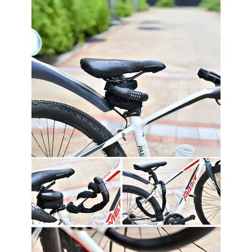 Motorcycle electric car combination lock chain lock bicycle