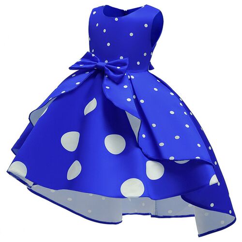 Baby Girls Christmas Flower Striped Dress For Girls Wedding