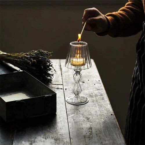 Creative Retro Silver-plated Candlestick Wedding Party Festi