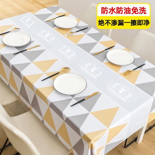 waterproof tablecloth plastic washable table cover mat big