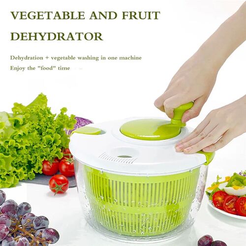 HOT Newest Hot Wash And Spin-Dry Salad Spinner Large DryerFG