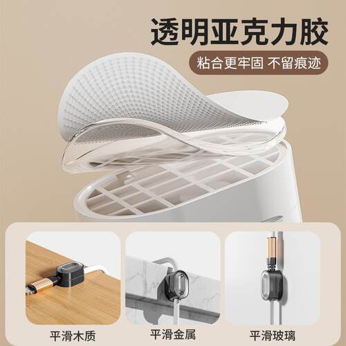 Magnetic Cable Organizer, Desktop Data Cable Management, Wir