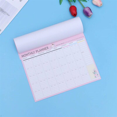 20Sheets A4 Monthly Planner Calendar Schedule Notebook Agend
