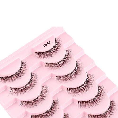 5/10Pairs False Lashes Cat Eye Eyelashes Eyelash Extension 3