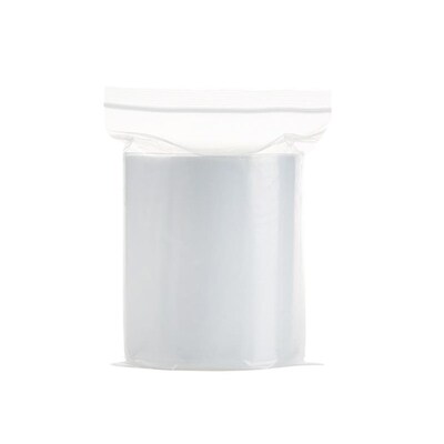100pcs Clear Zip Lock Bags Thick Ziplock Plastic Small packi