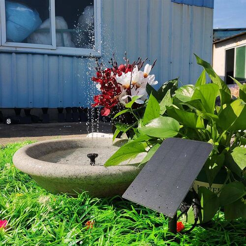 5W 5V Solar Water Pump 200L/h with Stake Solar Panel Fountai