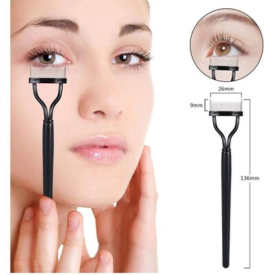 Eyelash Separator Metal Teeth Straight Eyelash Curler Beauty