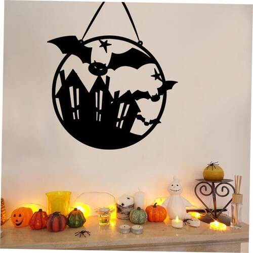 Non-Woven Fabric Halloween Tag Holiday Door Wall Hanging