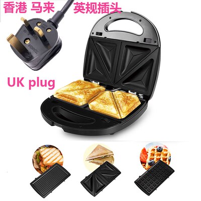 Sandwich Waffle Cake Maker Panino Toaster 华夫饼三明治早餐机
