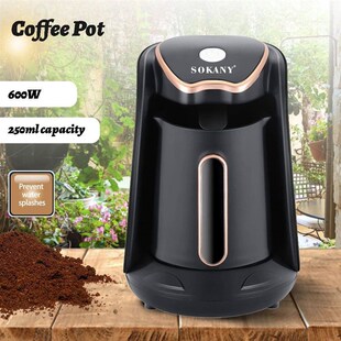 SOKANY Electric Turkish Coffee Maker Machine with 250ml/1 Cu