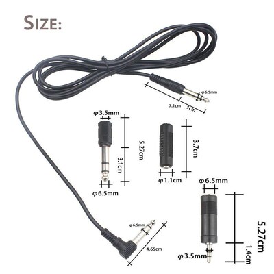 Guitar Cable 3m Connecting Cable for Electric Guitar Bass Ke