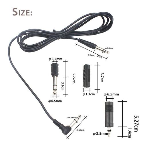 Guitar Cable 3m Connecting Cable for Electric Guitar Bass Ke