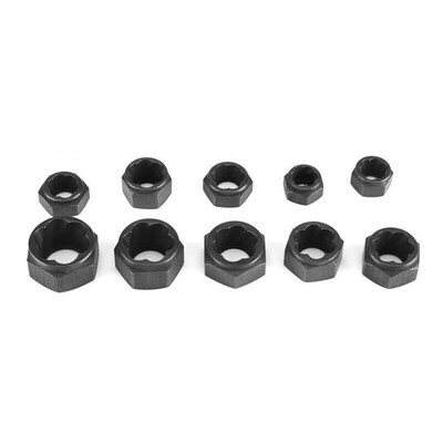 X37E 10 Pieces Nut Remover Extractor Tool Easy Out Bolt Extr