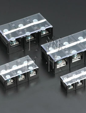 接线端子排TC-003耐高温连接器00/3P铜大电流接线柱板端子座