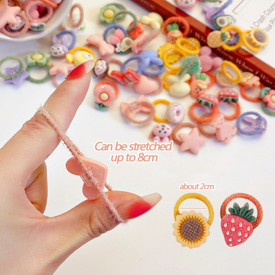 2/10/20 Pcs/Set Baby Girls Cute Cartoon Flower Thumb Ring Sc