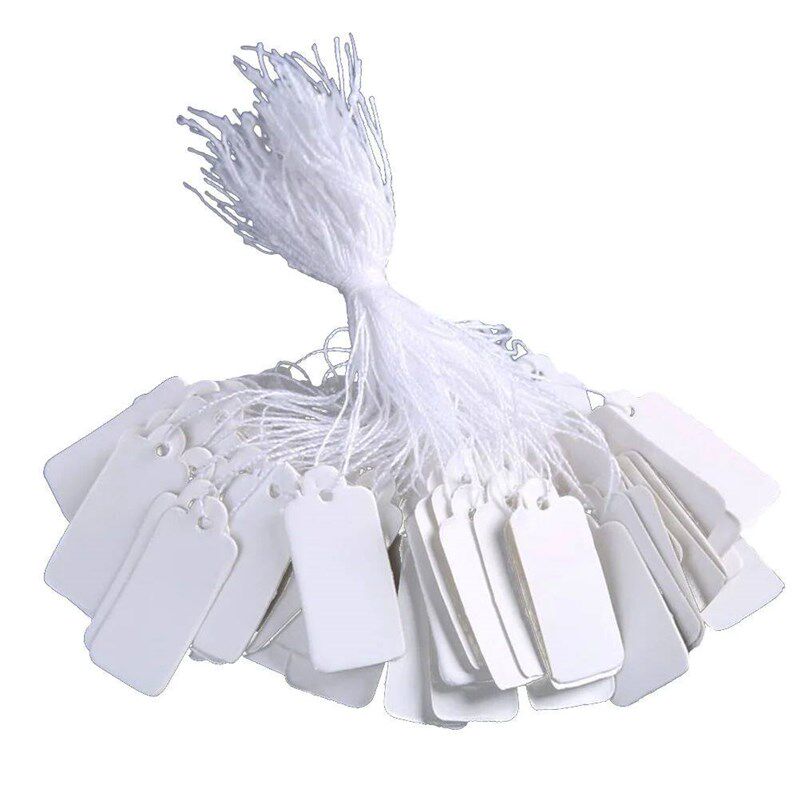 1000pcs White Marking Tags Price Tags Price Labels Display T - 实物图