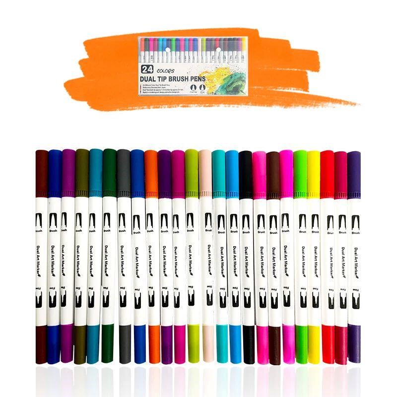 12/24/36/48PCS Colored Art Marker Sketching Manga Markers Dr图片
