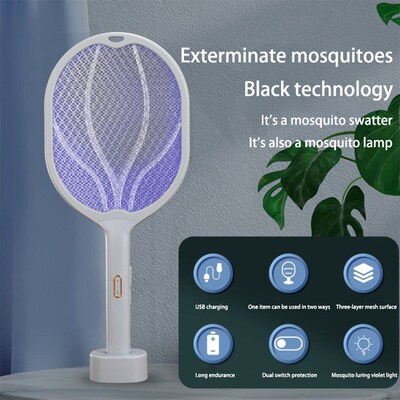 Electric Shock 2in1 Mosquito Killer Purple Light Trap Flies