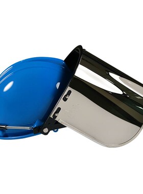 蓝鹰镀铝隔热耐高温面屏1000度炉工冶炼防辐射热防强光面罩FCG3R