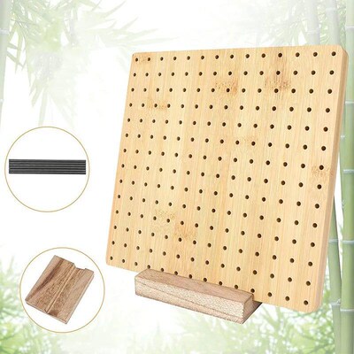 Wooden Crochet Knitting Board Reusable Handcrafted Knitting
