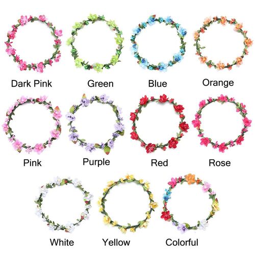 Fashion Flower Crown Spring Bohemia Flower Crown Women Headb