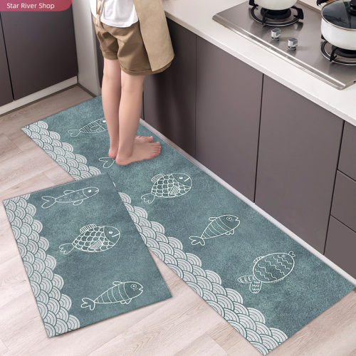 Kitchen Mat Bath Carpet Floor Mat Washable Durable Home Entr