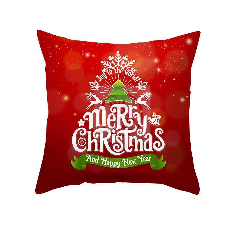 。Nordic Christmas pillow cover simple sofa cushion cover pe图片