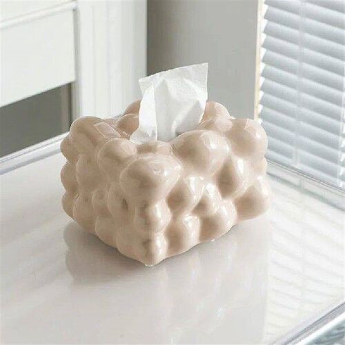 Creative Irregular Spherical Extractable Tissue Box Desktop