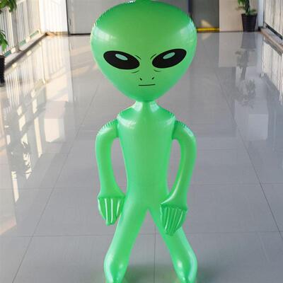 1pc PVC Inflatable Alien Model Movable Props Halloween