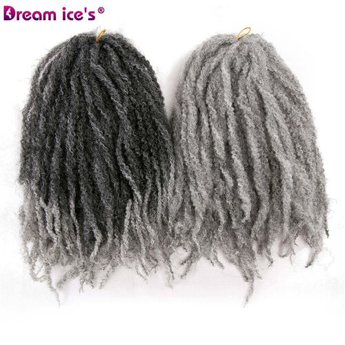marley braids afro kinky curly hair twist braid 非洲脏辫假发